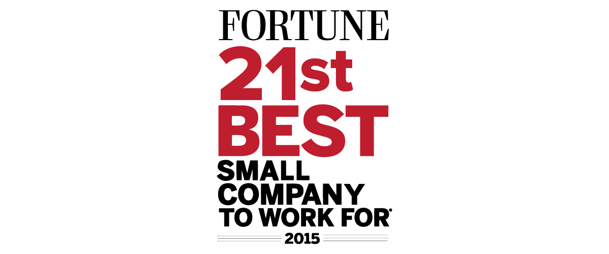 21st Best Small Company to Work For