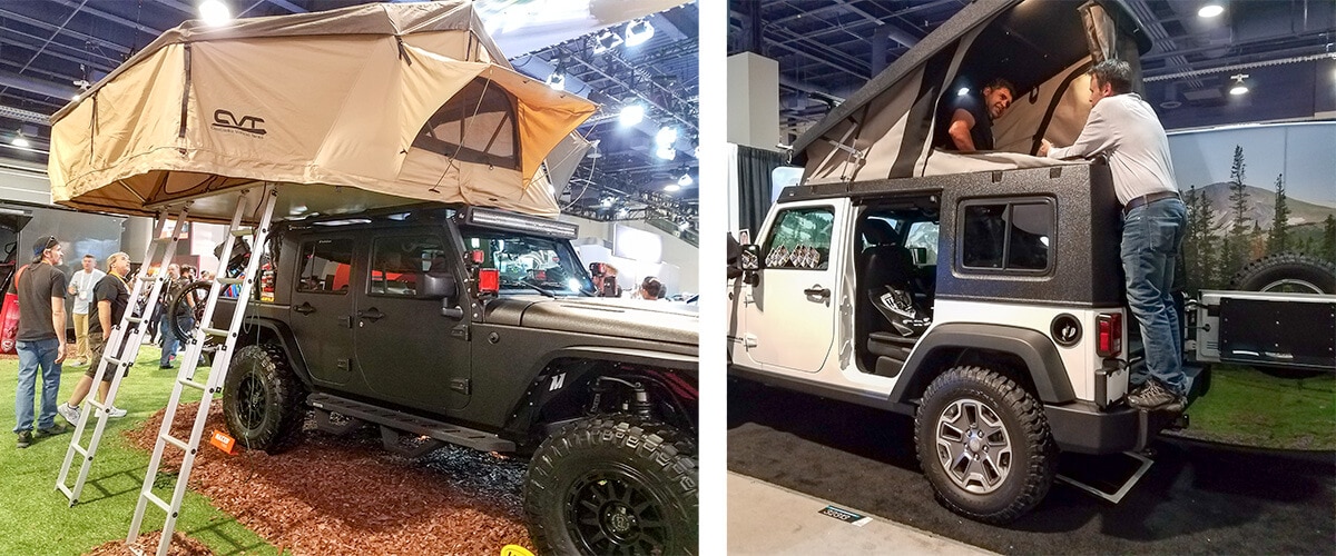sema camping toppers for jeeps