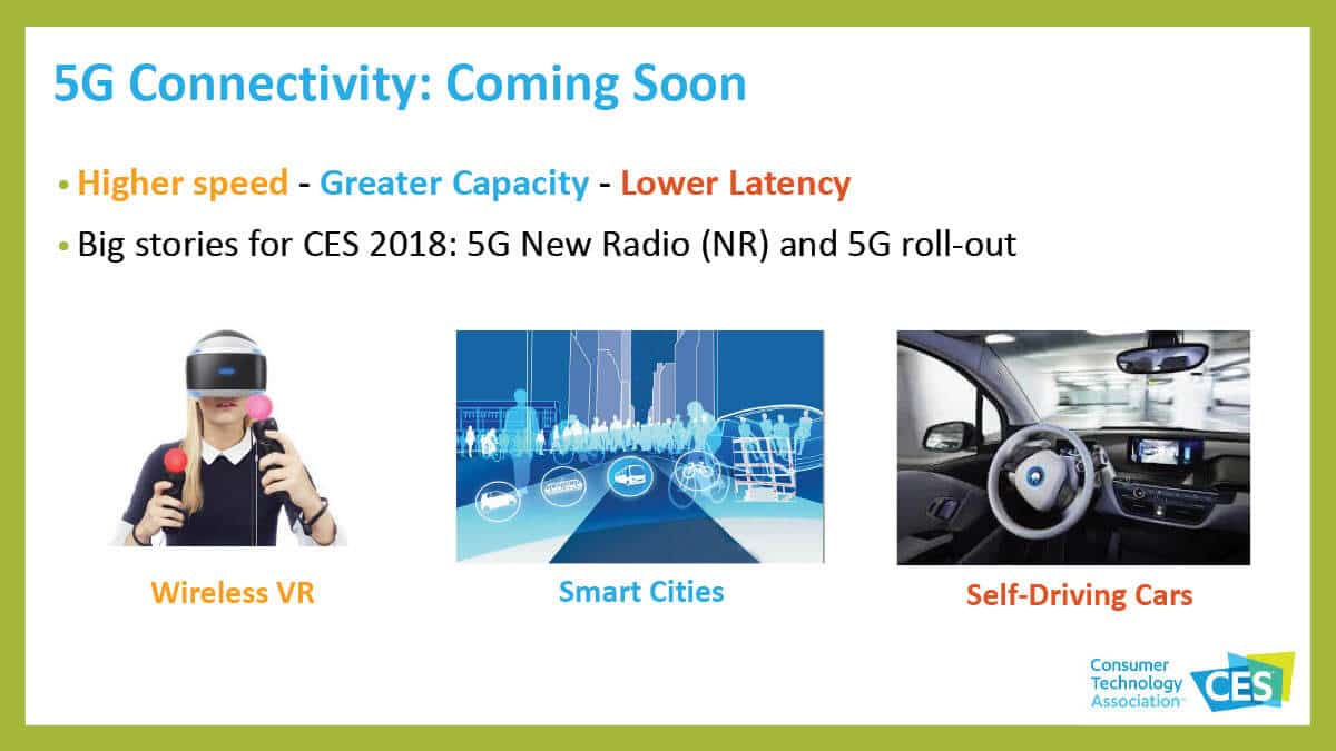 CES 2018 5G Coming Soon