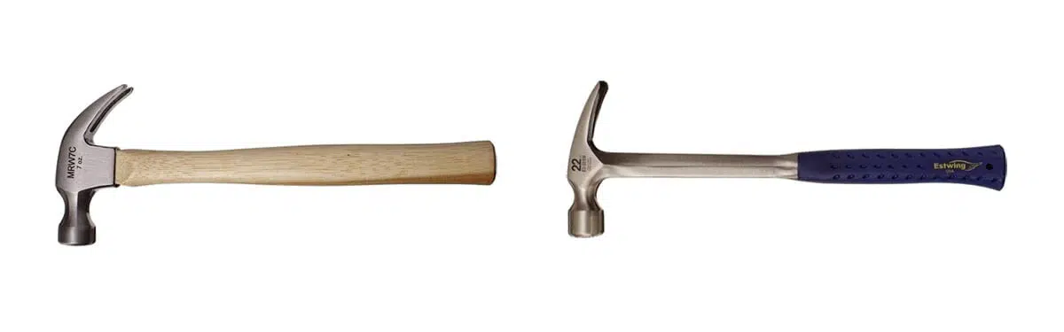 Claw Hammer and Framing Hammer