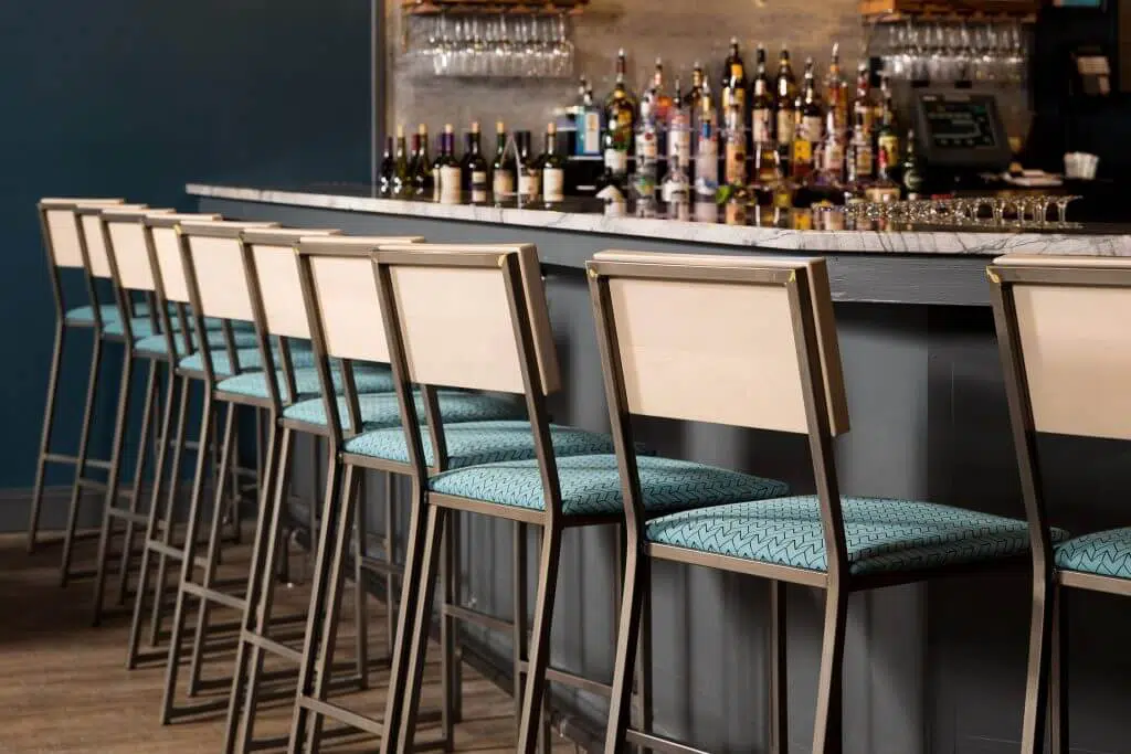 Modern Chairs in a resturant