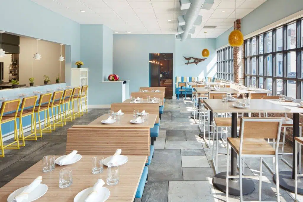 Chairs and Barstools in a resturant