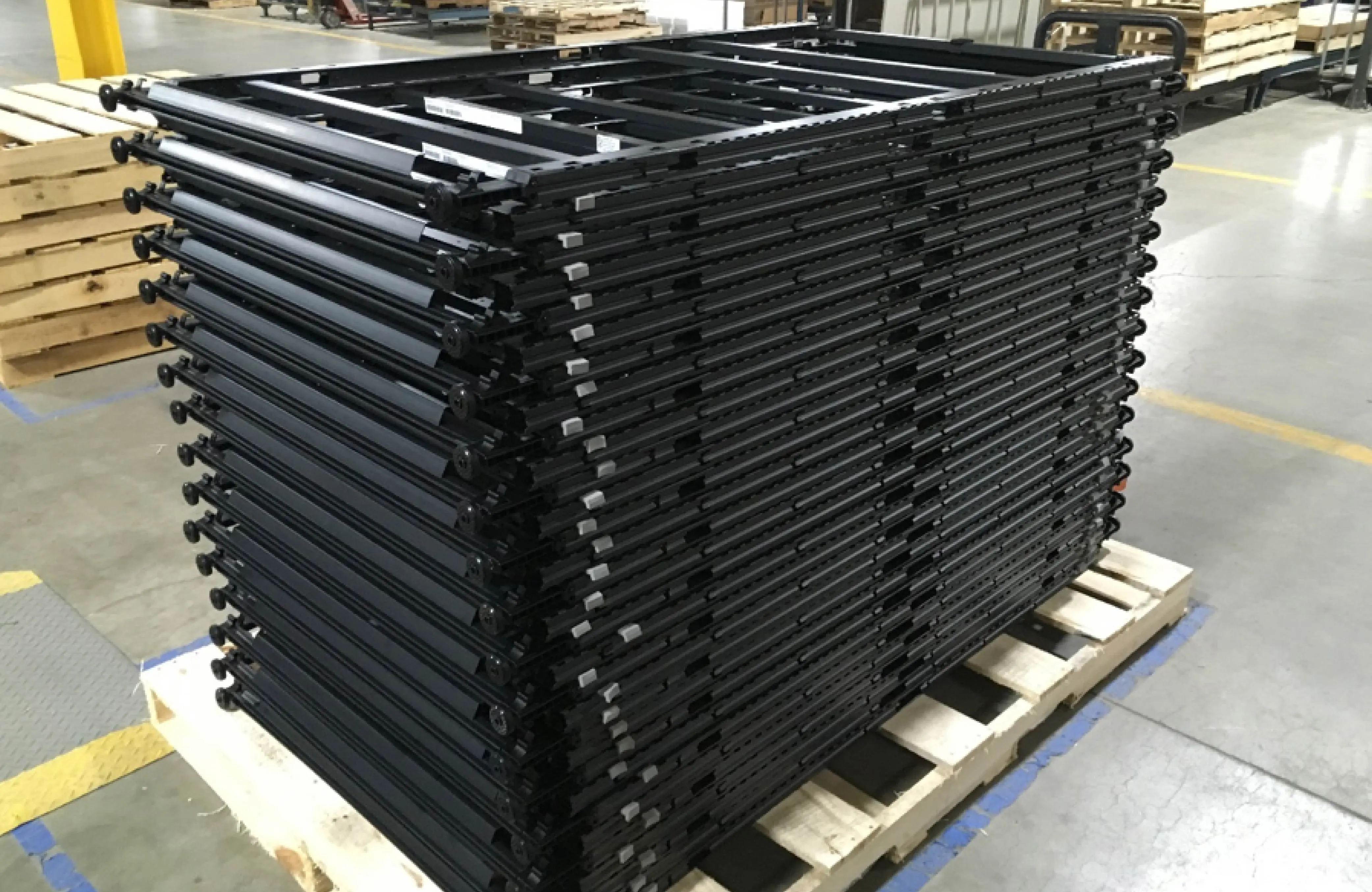 material on a pallet