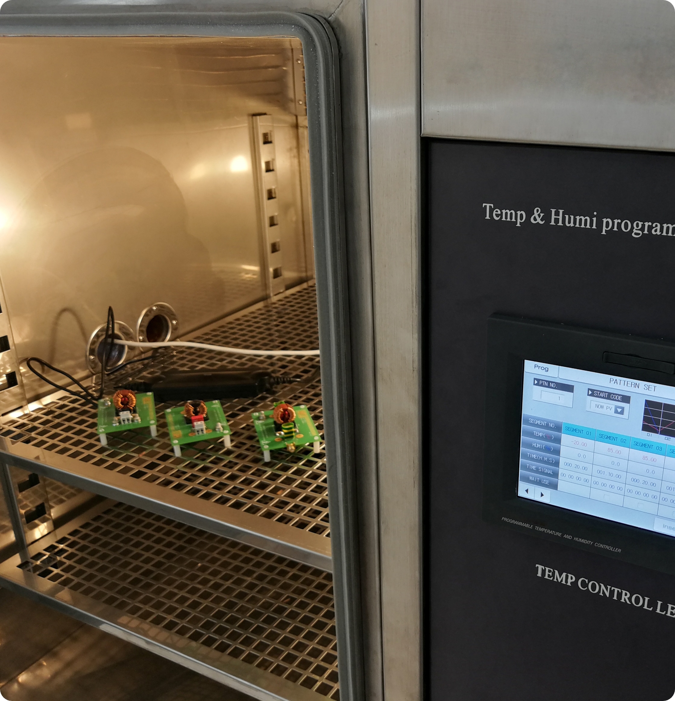 Thermal testing of products