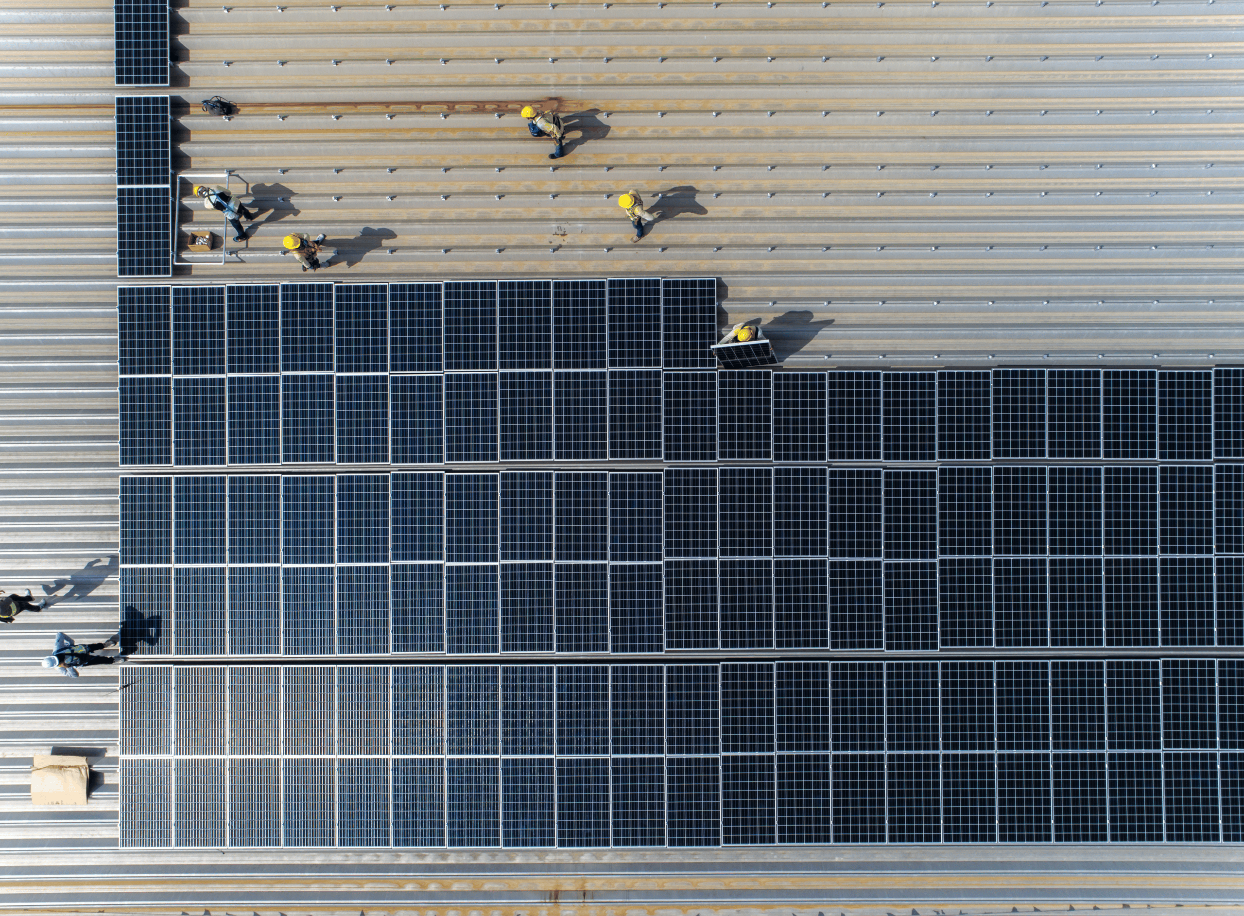Solar Panels on a roof