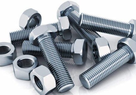 A pile of nuts and bolts